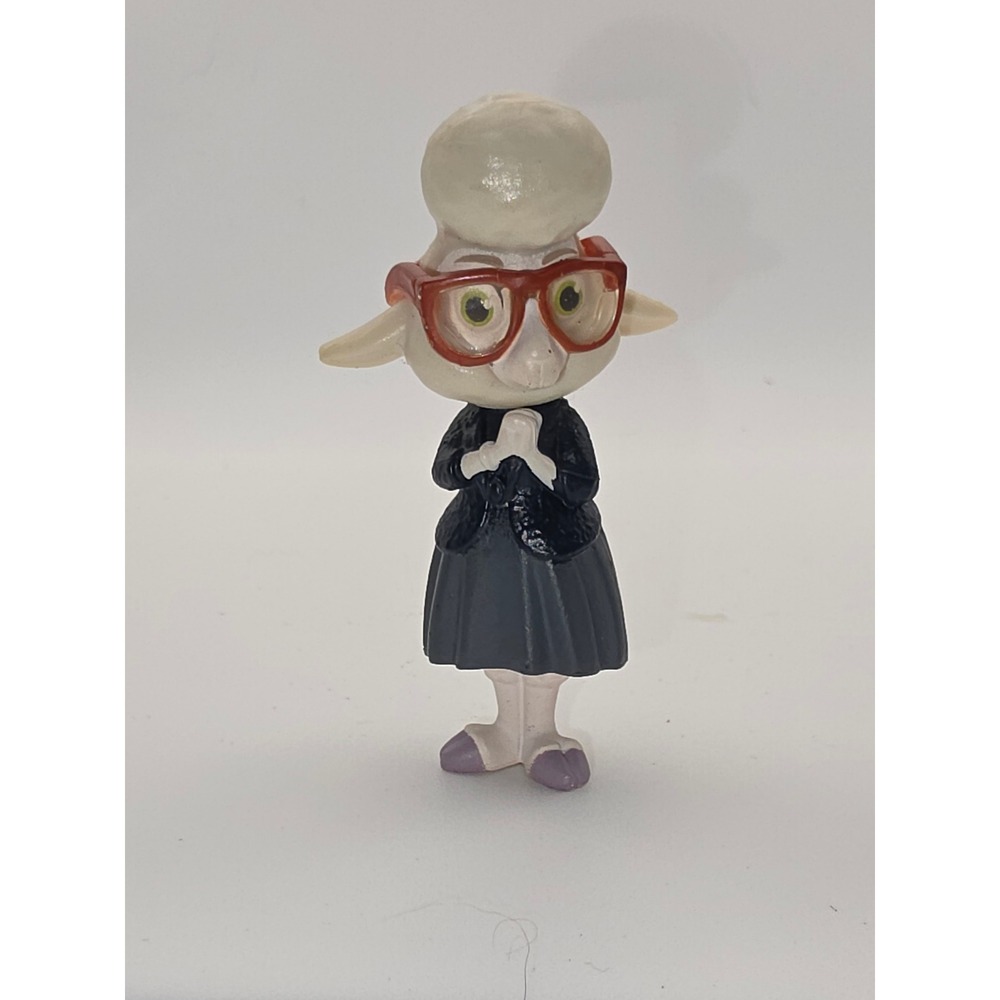Disney PVC Figurine 2in White Fair L70002 Dawn Bellwether Zootopia
